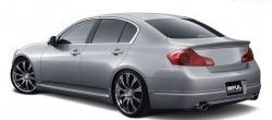 25 249 р. Накладка на задний бампер Impul INFINITI G35 V36 седан (2006-2015) (Неокрашенная)  с доставкой в г. Королёв. Увеличить фотографию 2