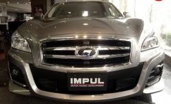 52 749 р. Передний бампер Impul INFINITI M (2010-2014) (Без карбоновых вставок, Неокрашенный)  с доставкой в г. Королёв. Увеличить фотографию 3