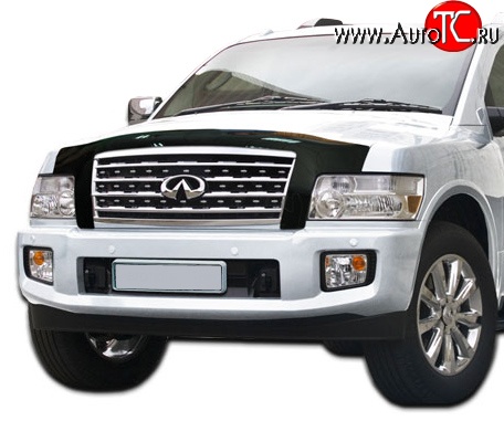 2 999 р. Дефлектор капота NovLine INFINITI QX56 Z62 (2010-2013)  с доставкой в г. Королёв