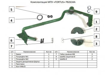 12 999 р. Замок рулевого вала FORTUS (бесштыревой) AT+ KIA Seltos (2019-2024)  с доставкой в г. Королёв. Увеличить фотографию 3