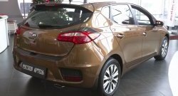 1 779 р. Защитная накладка на задний бампер RA  KIA Ceed  2 JD (2015-2018) рестайлинг, хэтчбэк  с доставкой в г. Королёв. Увеличить фотографию 2