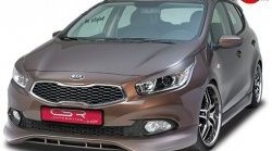 Пороги накладки CSR KIA Ceed 2 JD дорестайлинг, хэтчбэк (2012-2015)