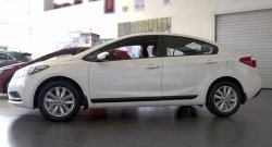 3 289 р. Молдинги RA (узкие, комплект 4 шт.) KIA Cerato 3 YD дорестайлинг седан (2013-2016) (Поверхность глянец (под окраску), Неокрашенные)  с доставкой в г. Королёв. Увеличить фотографию 5