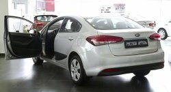 1 939 р. Накладки на порожки автомобиля RA  KIA Cerato  4 BD (2018-2024) дорестайлинг седан, рестайлинг седан  с доставкой в г. Королёв. Увеличить фотографию 4