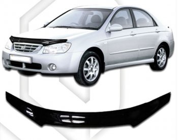 Дефлектор капота CA-Plastiс KIA Cerato 1 LD седан дорестайлинг (2003-2007)