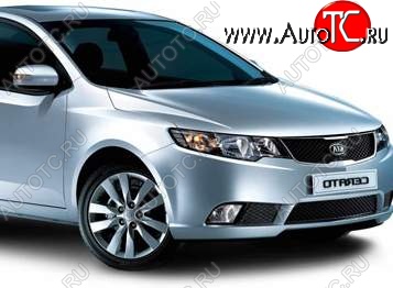 5 499 р. Правое крыло SAT (Тайвань) KIA Cerato 2 TD седан (2008-2013) (Неокрашенное)  с доставкой в г. Королёв