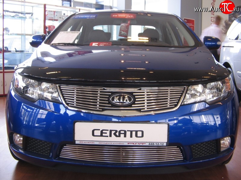 4 799 р. Декоративная вставка решетки радиатора Berkut KIA Cerato 2 TD седан (2008-2013)  с доставкой в г. Королёв