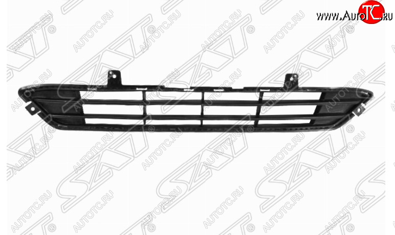 1 649 р. Решетка в передний бампер SAT (центральная часть, №2)  KIA Optima  JF (2018-2020) седан рестайлинг  с доставкой в г. Королёв