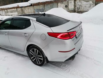 3 399 р. Лип спойлер АВТОКРАТ  KIA Optima  3 TF (2010-2016) дорестайлинг седан, рестайлинг седан (Неокрашенный)  с доставкой в г. Королёв. Увеличить фотографию 3