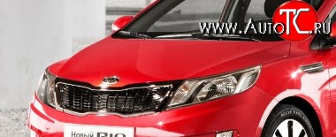 10 599 р. Капот Стандартный KIA Rio 3 QB дорестайлинг седан (2011-2015) (Окрашенный)  с доставкой в г. Королёв