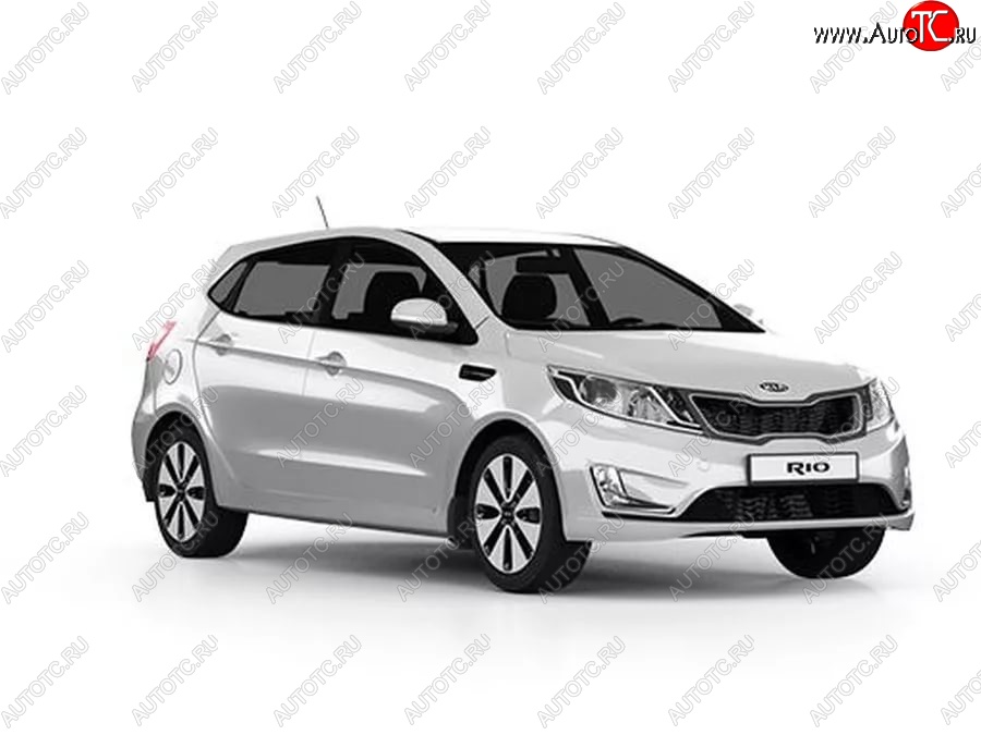 3 659 р. Стандартный передний бампер KIA Rio 3 QB дорестайлинг седан (2011-2015) (Окрашенный)  с доставкой в г. Королёв