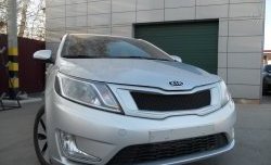 3 639 р. Решётка радиатора Pandora KIA Rio 3 QB дорестайлинг седан (2011-2015) (Неокрашенная)  с доставкой в г. Королёв. Увеличить фотографию 8