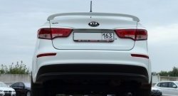 5 799 р. Спойлер BS KIA Rio 3 QB рестайлинг седан (2015-2017) (Неокрашенный)  с доставкой в г. Королёв. Увеличить фотографию 4