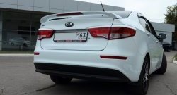 5 799 р. Спойлер BS KIA Rio 3 QB рестайлинг седан (2015-2017) (Неокрашенный)  с доставкой в г. Королёв. Увеличить фотографию 5