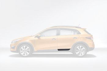 Молдинг левый на заднюю дверь Оригинал KIA (КИА) Rio (Рио)  X-line (2017-2021) X-line