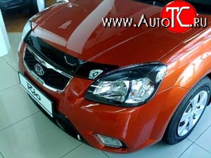 2 069 р. Дефлектор капота NovLine KIA Rio 2 JB дорестайлинг седан (2005-2009)  с доставкой в г. Королёв