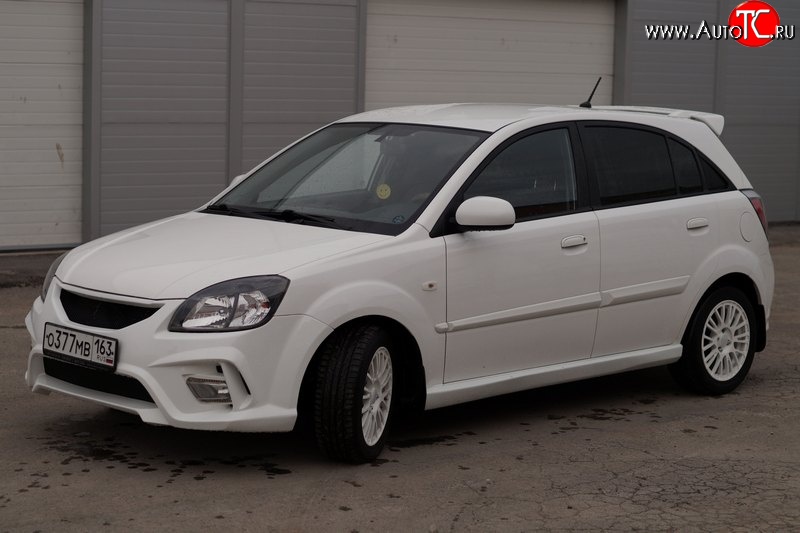 4 599 р. Комплект порогов Vita Dm  KIA Rio ( 2 JB,  4 FB) (2005-2024) дорестайлинг седан, дорестайлинг, хэтчбэк 5 дв., рестайлинг, хэтчбэк 5 дв., рестайлинг седан (Неокрашенные)  с доставкой в г. Королёв