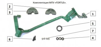 34 749 р. Замок рулевого вала FORTUS (бесштыревой) KIA Sorento MQ4 (2020-2022) (Вал d 17)  с доставкой в г. Королёв. Увеличить фотографию 2