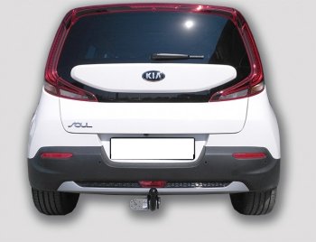 6 999 р. Фаркоп Лидер Плюс KIA Soul SK3 (2018-2022) (Без электропакета)  с доставкой в г. Королёв. Увеличить фотографию 2