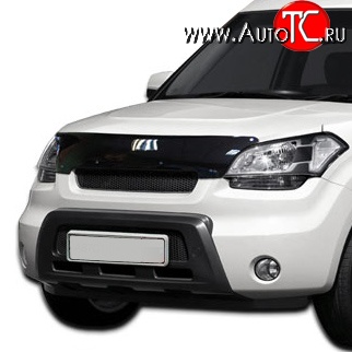 569 р. Дефлектор капота NovLine KIA Soul AM дорестайлинг (2008-2011)  с доставкой в г. Королёв