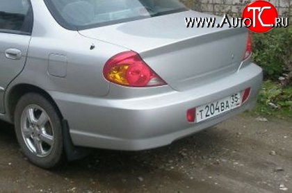 3 499 р. Задний бампер Стандартный KIA Spectra (2000-2009) (Неокрашенный)  с доставкой в г. Королёв