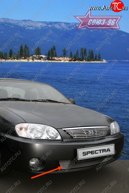 4 049 р. Декоративный элемент воздухозаборника Souz-96 (d10) KIA Spectra (2000-2009)  с доставкой в г. Королёв