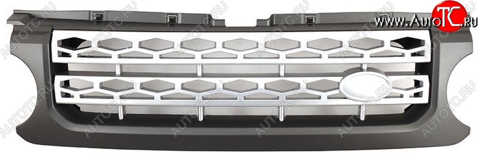 11 249 р. Решётка радиатора SAT  Land Rover Discovery  4 L319 (2009-2016) (Неокрашенная)  с доставкой в г. Королёв