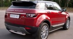 15 799 р. Защита порогов из круглой трубы диаметром 63 мм (Prestige u Pure) Russtal Land Rover Range Rover Evoque 1 L538 дорестайлинг 5 дв. (2011-2015) (Защита порогов с со скосами на торцах (вариант 1))  с доставкой в г. Королёв. Увеличить фотографию 4