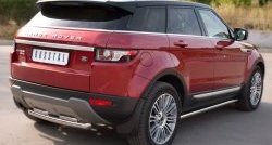 15 799 р. Защита порогов из круглой трубы диаметром 63 мм (Prestige u Pure) Russtal Land Rover Range Rover Evoque 1 L538 дорестайлинг 5 дв. (2011-2015) (Защита порогов с со скосами на торцах (вариант 1))  с доставкой в г. Королёв. Увеличить фотографию 8