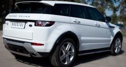 18 549 р. Защита заднего бампера (Ø75x42 мм, нержавейка, Dynamic) Russtal Land Rover Range Rover Evoque 1 L538 дорестайлинг 5 дв. (2011-2015)  с доставкой в г. Королёв. Увеличить фотографию 4