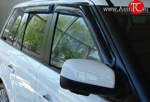 4 499 р. Дефлекторы окон (ветровики) Novline 4 шт. Land Rover Range Rover Sport 1 L320 дорестайлинг (2005-2009)  с доставкой в г. Королёв