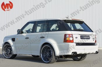 23 899 р. Пороги накладки HAMMAN  Land Rover Range Rover Sport  1 L320 (2005-2009) дорестайлинг (Неокрашенные)  с доставкой в г. Королёв. Увеличить фотографию 2