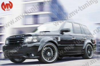 23 899 р. Пороги накладки HAMMAN  Land Rover Range Rover Sport  1 L320 (2005-2009) дорестайлинг (Неокрашенные)  с доставкой в г. Королёв. Увеличить фотографию 3