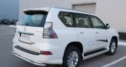 23 999 р. Защита заднего бампера (Ø63 и 42 мм, с углами, нержавейка) SLITKOFF Lexus GX460 J150 1-ый рестайлинг (2013-2019)  с доставкой в г. Королёв. Увеличить фотографию 2