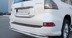 23 999 р. Защита заднего бампера (Ø63 и 42 мм, с углами, нержавейка) SLITKOFF Lexus GX460 J150 1-ый рестайлинг (2013-2019)  с доставкой в г. Королёв. Увеличить фотографию 3