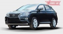 Защита переднего бампера одинарная Souz-96 (d60). Lexus RX350 AL10 рестайлинг (2012-2015)