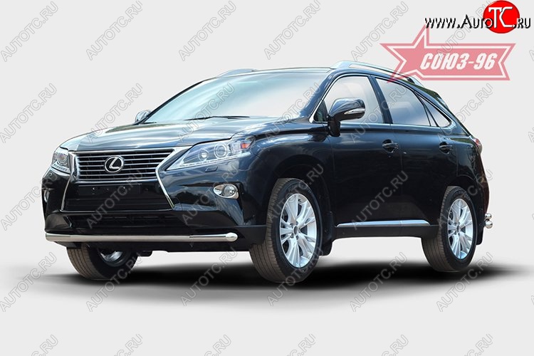 1 052 р. Защита переднего бампера одинарная Souz-96 (d60). Lexus RX 270 AL20 дорестайлинг (2015-2019)  с доставкой в г. Королёв