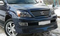 1 499 р. Реснички на фары CT Lexus GX460 J150 дорестайлинг (2009-2013) (Неокрашенные)  с доставкой в г. Королёв. Увеличить фотографию 2