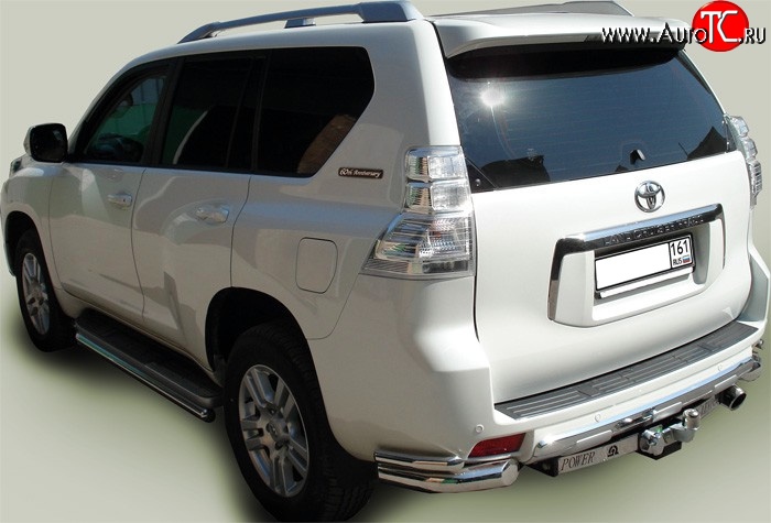 9 549 р. Фаркоп Лидер Плюс (до 2000 кг)  Lexus GX460  J150 (2009-2013), Lexus GX470  J120 (2002-2007), Toyota Land Cruiser Prado  J120 (2002-2009) (Без электропакета)  с доставкой в г. Королёв