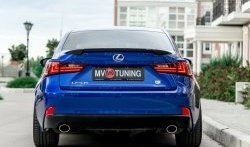 5 899 р. Лип спойлер Tuning-Sport Lexus IS250 XE30 седан дорестайлинг (2013-2016) (Неокрашенный)  с доставкой в г. Королёв. Увеличить фотографию 8