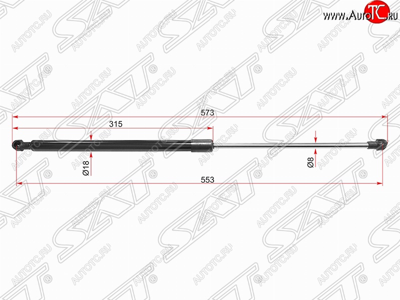 979 р. Упор капота SAT (газовый)  Lexus IS250  XE30 седан (2013-2016) дорестайлинг  с доставкой в г. Королёв