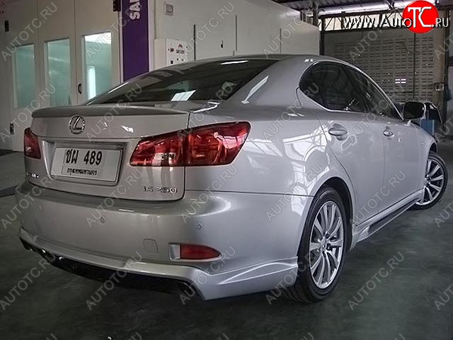 10 599 р. Накладка на задний бампер WALD SPORTS LINE Lexus IS250 XE20 седан дорестайлинг (2005-2013) (Неокрашенная)  с доставкой в г. Королёв