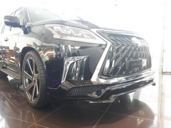 45 999 р. Юбка переднего бампера HEMMES Lexus LX570 J200 2-ой рестайлинг (2015-2022) (Неокрашенная)  с доставкой в г. Королёв. Увеличить фотографию 11