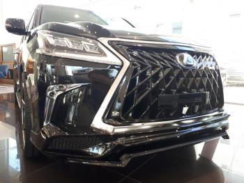 45 999 р. Юбка переднего бампера HEMMES Lexus LX570 J200 2-ой рестайлинг (2015-2022) (Неокрашенная)  с доставкой в г. Королёв. Увеличить фотографию 13