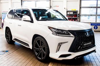 45 999 р. Юбка переднего бампера HEMMES Lexus LX570 J200 2-ой рестайлинг (2015-2022) (Неокрашенная)  с доставкой в г. Королёв. Увеличить фотографию 15