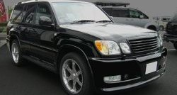 18 749 р. Передний бампер ELFORD Lexus LX470 J100 дорестайлинг (1998-2002) (Неокрашенный)  с доставкой в г. Королёв. Увеличить фотографию 2