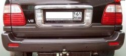 35 649 р. Фаркоп Лидер Плюс (до 1200 кг)  Lexus LX470  J100 (1998-2002), Toyota Land Cruiser  100 (1998-2007) (Без электропакета)  с доставкой в г. Королёв. Увеличить фотографию 2