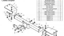 35 649 р. Фаркоп Лидер Плюс (до 1200 кг)  Lexus LX470  J100 (1998-2002), Toyota Land Cruiser  100 (1998-2007) (Без электропакета)  с доставкой в г. Королёв. Увеличить фотографию 4