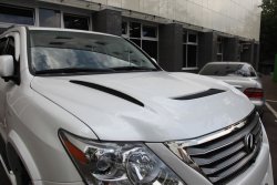 26 249 р. Пластиковый капот PHANTOM  Lexus LX570  J200 (2007-2012) дорестайлинг (Неокрашенный)  с доставкой в г. Королёв. Увеличить фотографию 1