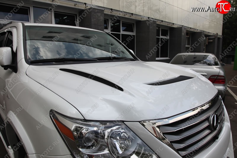 26 249 р. Пластиковый капот PHANTOM  Lexus LX570  J200 (2007-2012) дорестайлинг (Неокрашенный)  с доставкой в г. Королёв